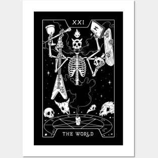 21. THE WORLD TAROT CARD T-SHIRT Posters and Art